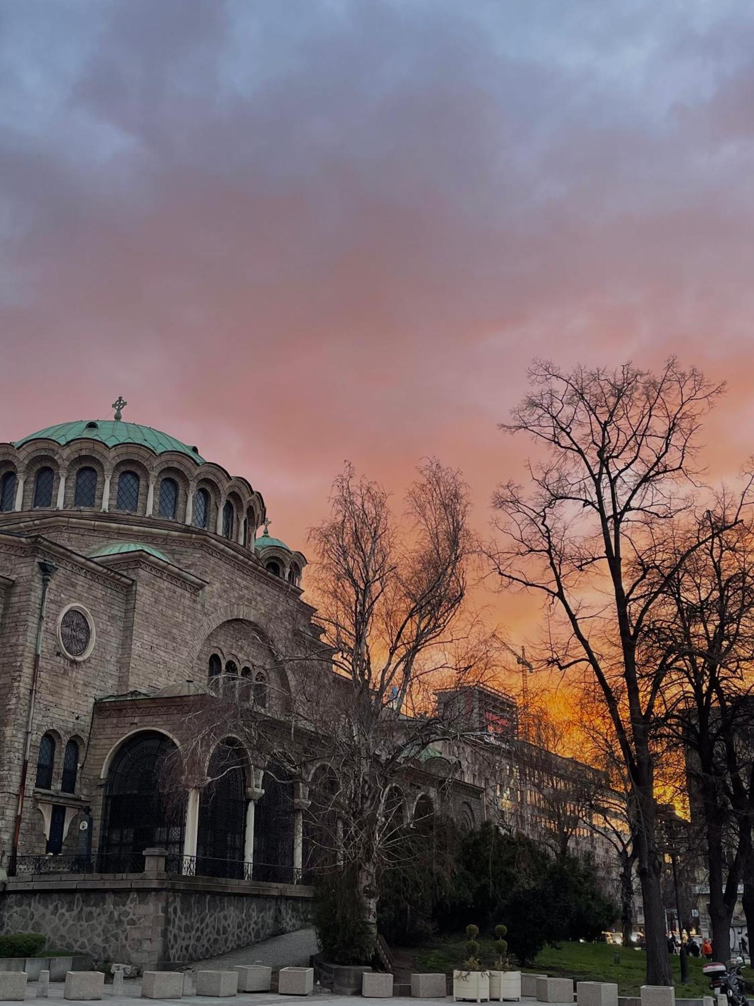 Sofia Balkan Palace Exterior photo The dome of the church